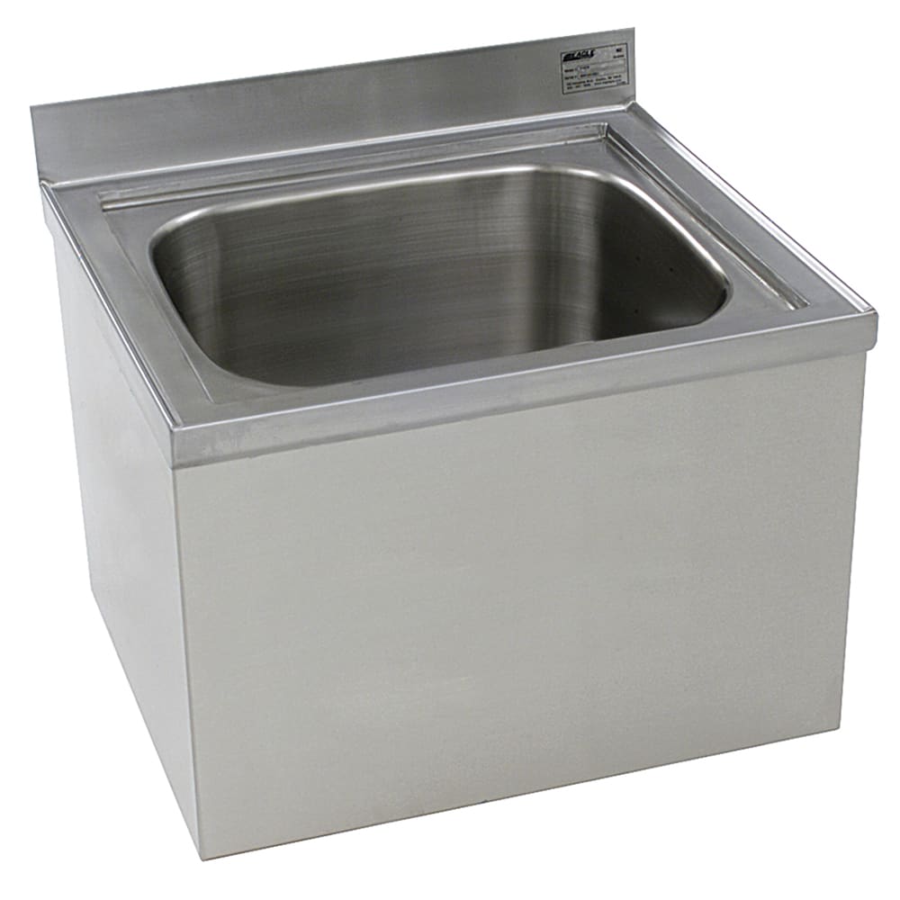 Eagle Group F1916-12 Floor Mount Mop Sink w/ 12"D Bowl