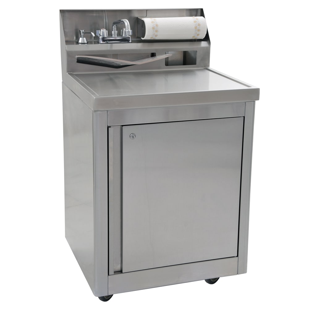 Eagle Group PHS-A-C 44 3/16"H Portable Sink w/ 5"D Bowl, Cold Water