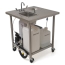 Eagle Group PHSE-S-H 34 7/8"H Portable Sink w/ 6"D Bowl, Hot Water thumbnail 2