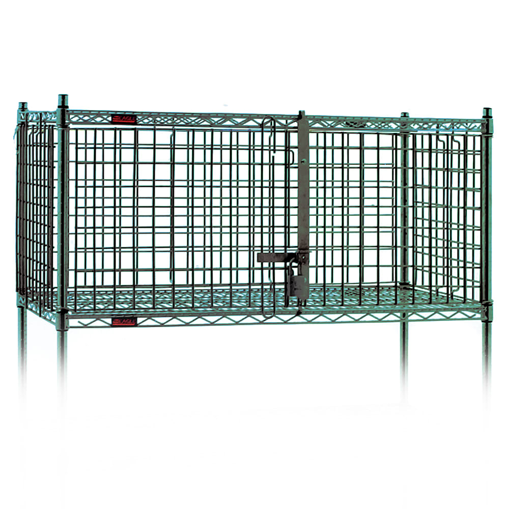 Eagle Group SECM2436E 36" Security Cage Module - 24"W, Green Epoxy Coated