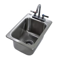 Eagle Group SR10-14-9.5-1 (1) Compartment Drop-in Sink - 10" x 14", Drain Included thumbnail 2