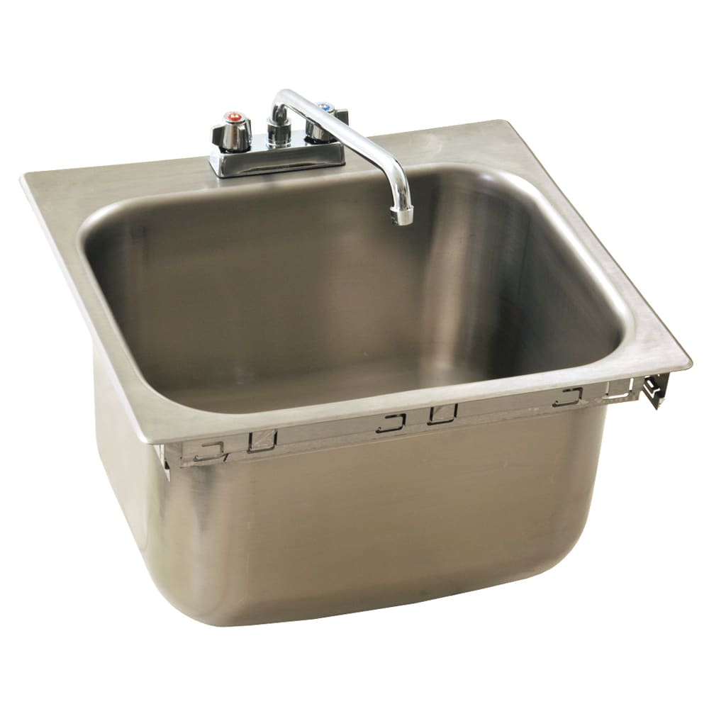 Eagle Group SR16-19-13.5-1 (1) Compartment Drop-in Sink - 16" x 20", Drain Included