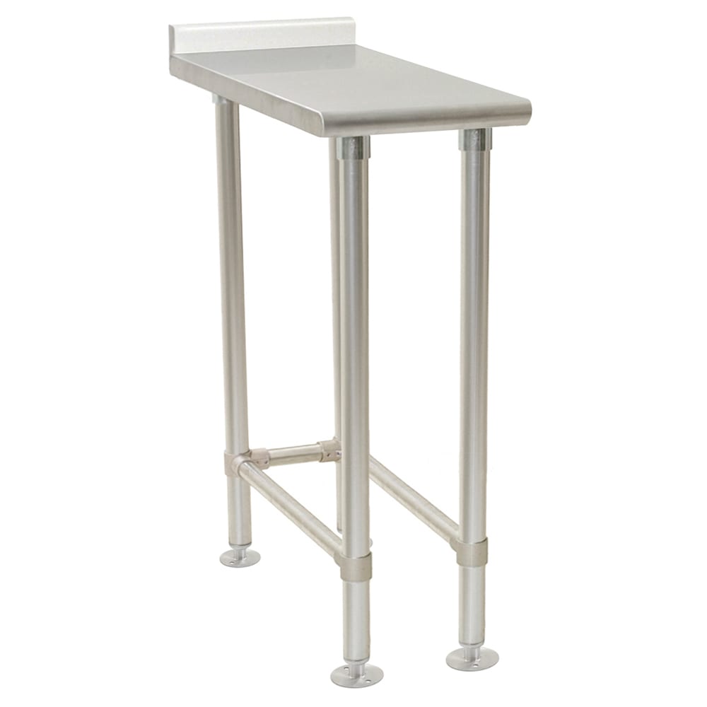 Eagle Group UT3012STEB Equipment Filler Table w/ Open Base - 12" x 30", 16 ga Stainless Steel