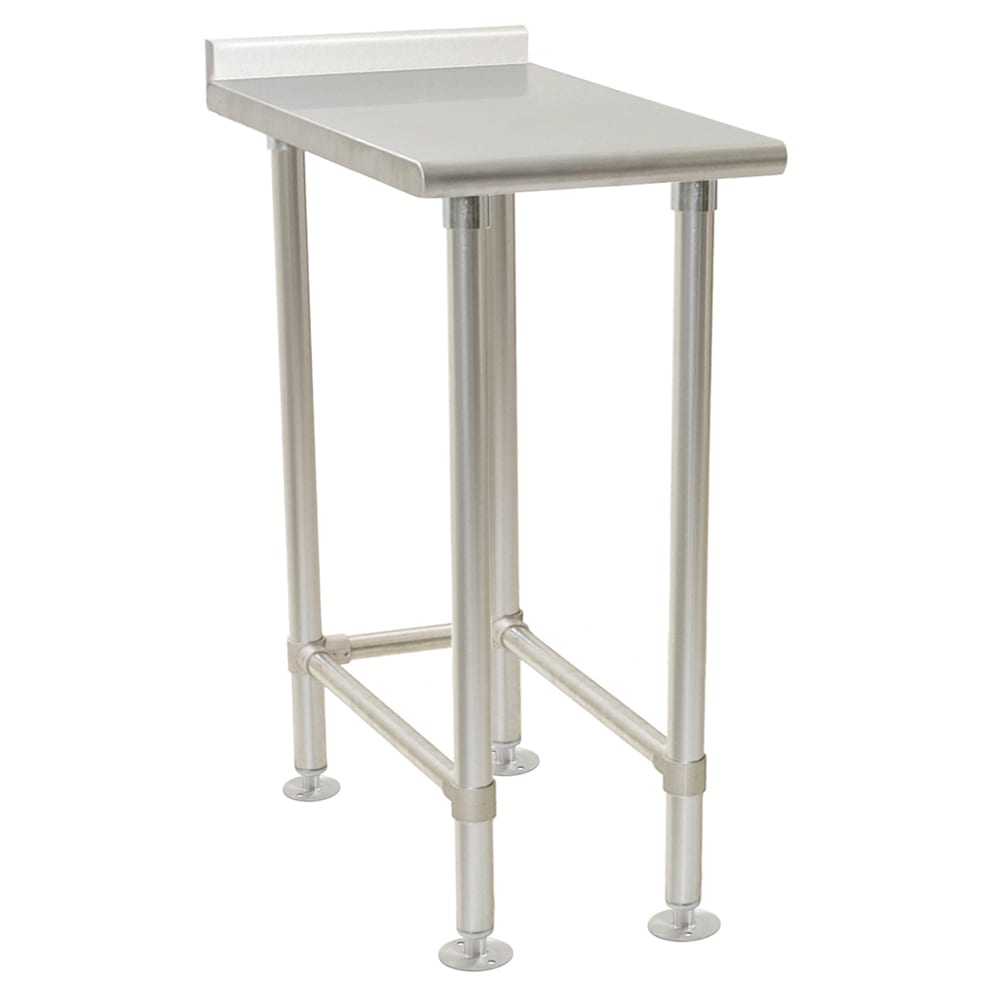 Eagle Group UT3015STEB Equipment Filler Table w/ Open Base - 15" x 30", 16 ga Stainless Steel