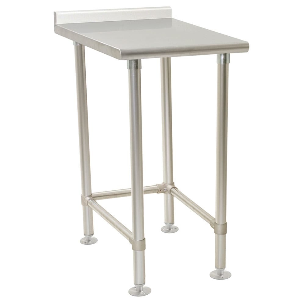 Eagle Group UT3018STEB Equipment Filler Table w/ Open Base - 18" x 30", 16 ga Stainless Steel