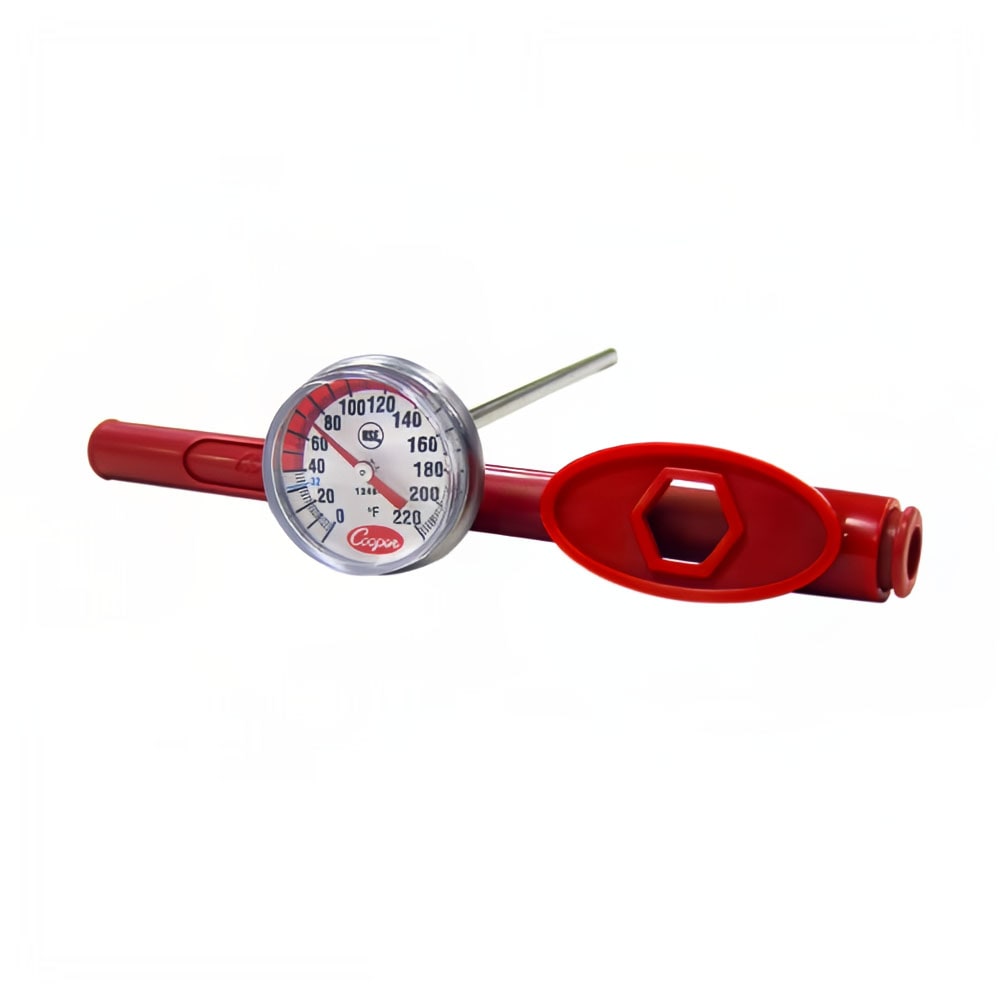Cooper 1246-02C-1 1" Test Pocket Thermometer, -20 To 100-Degrees C