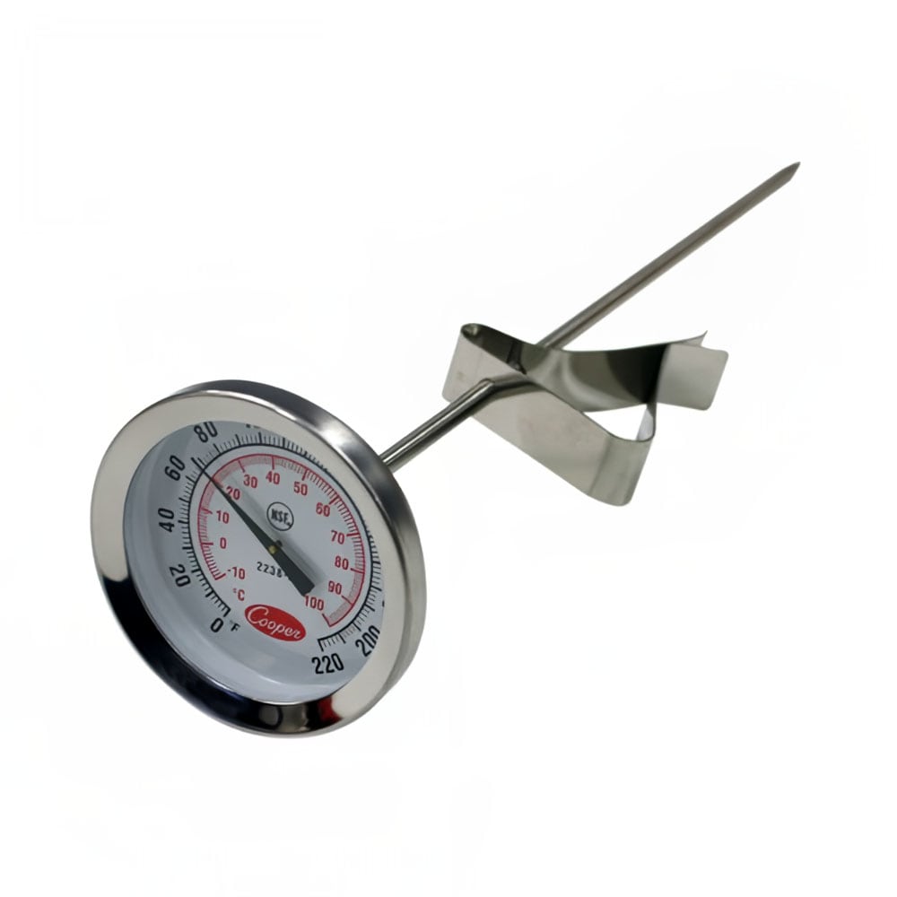 Cooper 2238-06-3 Steam Table Sauce Pocket Thermometer, 0 To 220-Degrees F