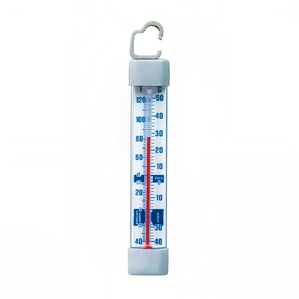Cooper 33001 Tube Type Refrigerator Freezer Thermometer, -40 To 120 Degrees F
