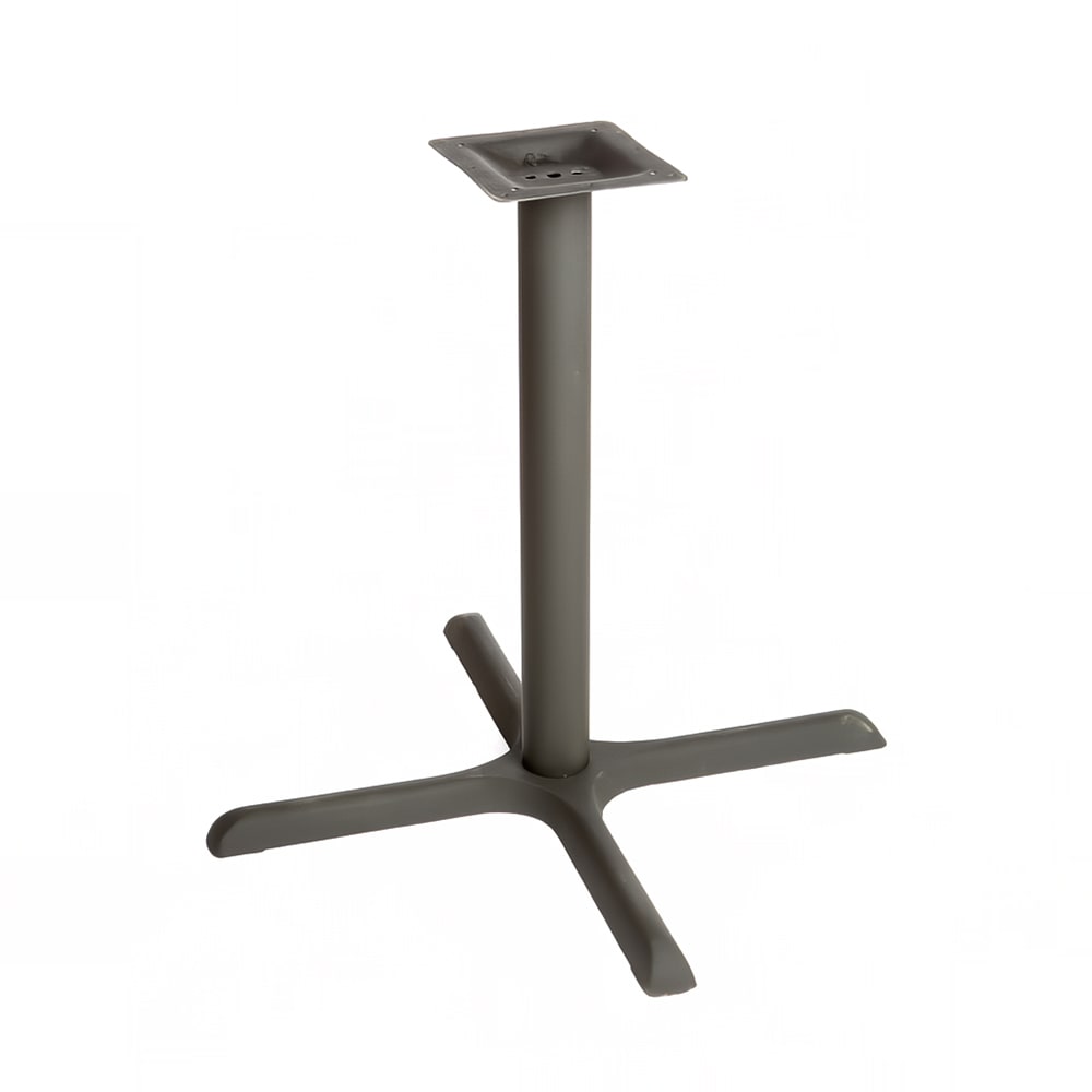 Oak Street Stamped Steel Table Base w/ Adjustable Poly Levelers, 22 x 30" (B2230-STD)