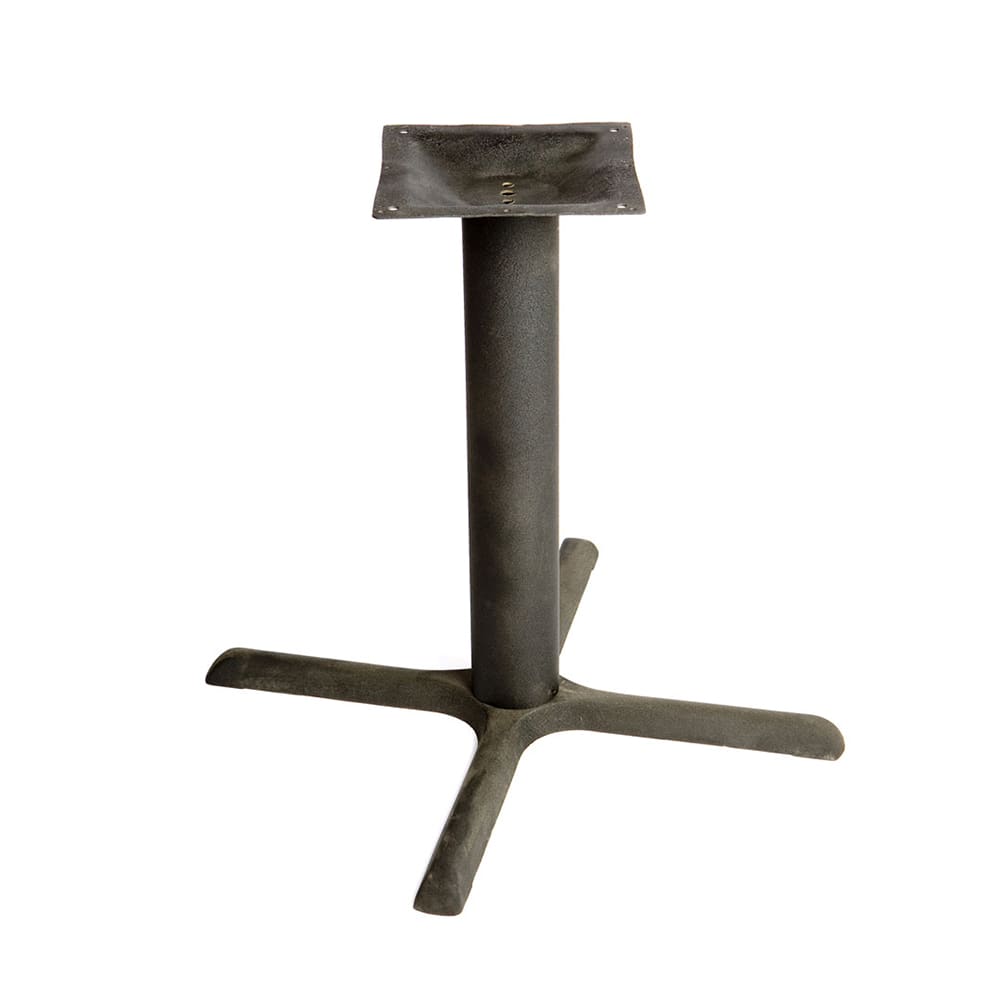 Oak Street Dining Height Table Base w/ 30 x 30" Base Spread, Steel (B30-STD)