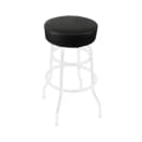 Oak Street Replacement Button Top Bar Stool Seat, Black Vinyl (SL2129TOP-BLK) thumbnail 3