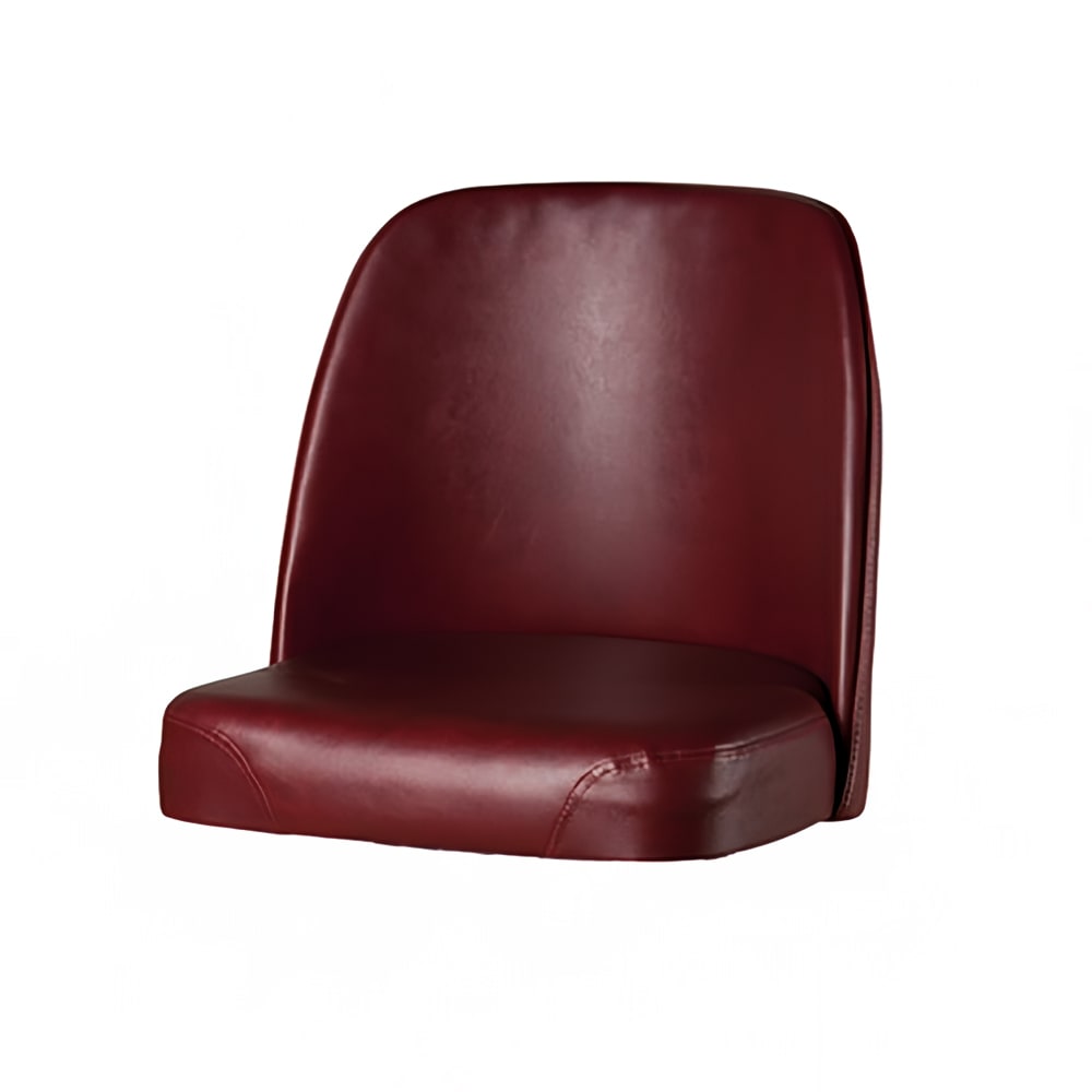 Oak Street Replacement Bucket Bar Stool Seat, Wine Vinyl (SL2133TOP-WINE)