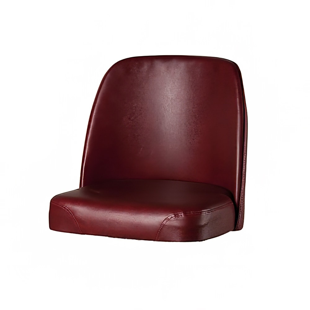 Oak Street Replacement Bucket Bar Stool Seat, Wine Vinyl (SL3133TOP-WINE)