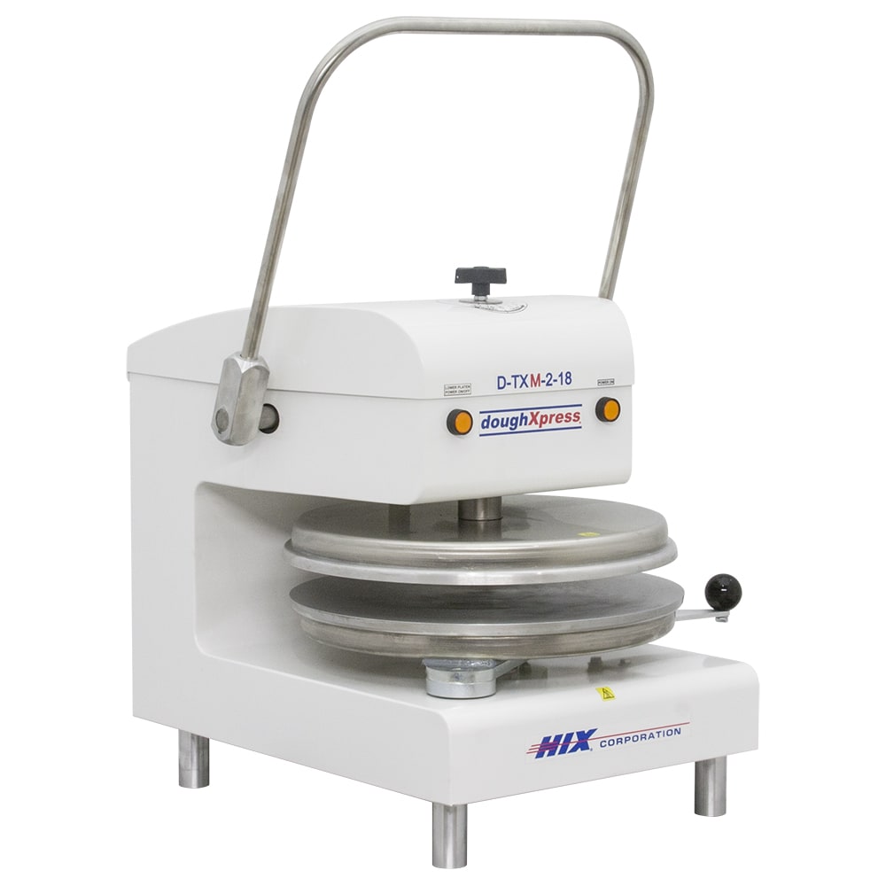 DoughXpress D-TXM-2-18-W Manual Tortilla Pizza Dough Press w/ Pull Down Handle, 220 V