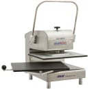 DoughXpress DXM-1620-SS Manual Meat Press w/ 16" x 20" Xylan Coated Platens - Stainless Steel thumbnail 2