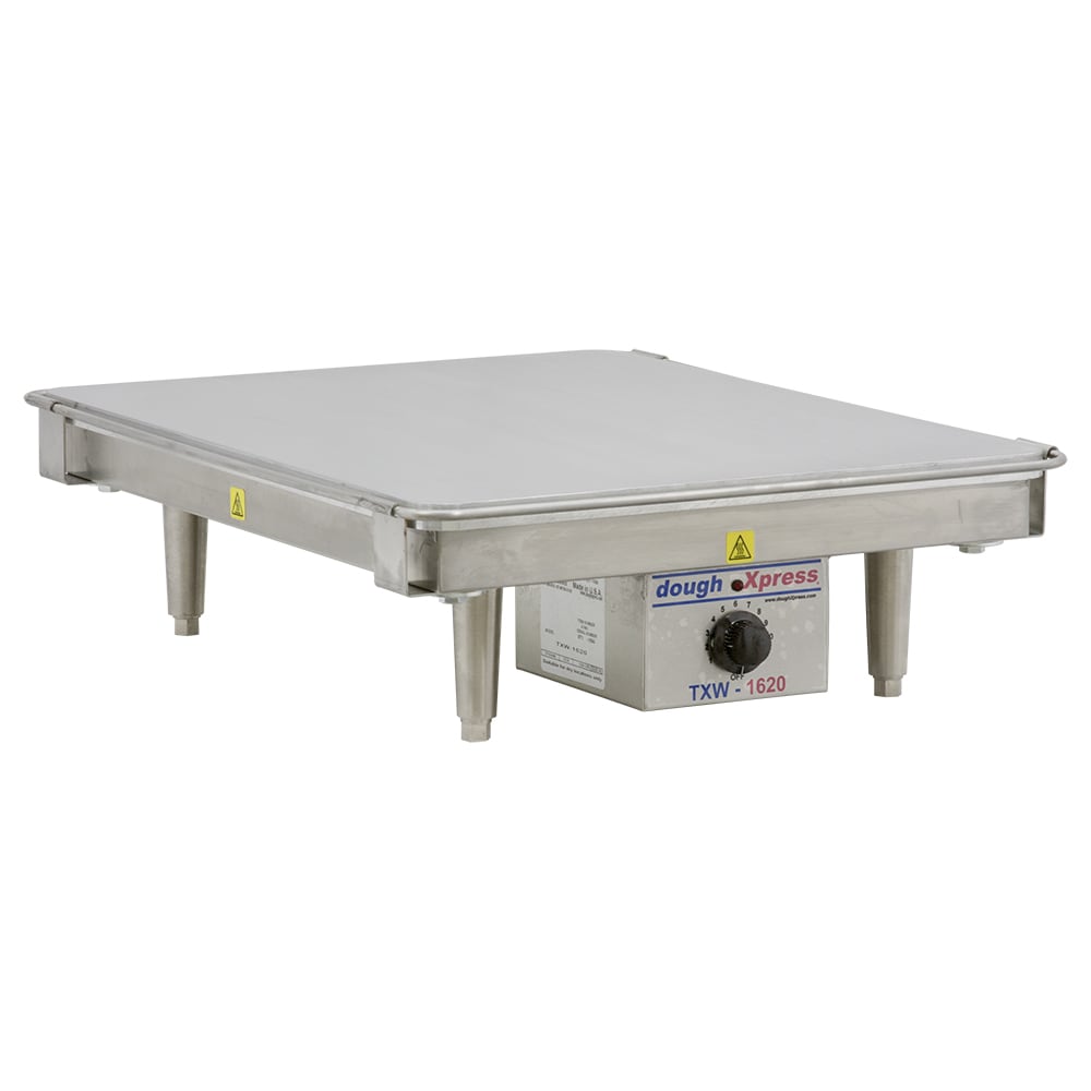 DoughXpress TXW-1620-120 Tortilla Warmer, 16 x 20" Platen & Temperature Dial, 120v