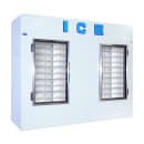 Polar Temp 1000CWGP 94" Indoor Ice Merchandiser w/ (121) 20 lb Bag Capacity - Glass Doors, White, 115v thumbnail 2