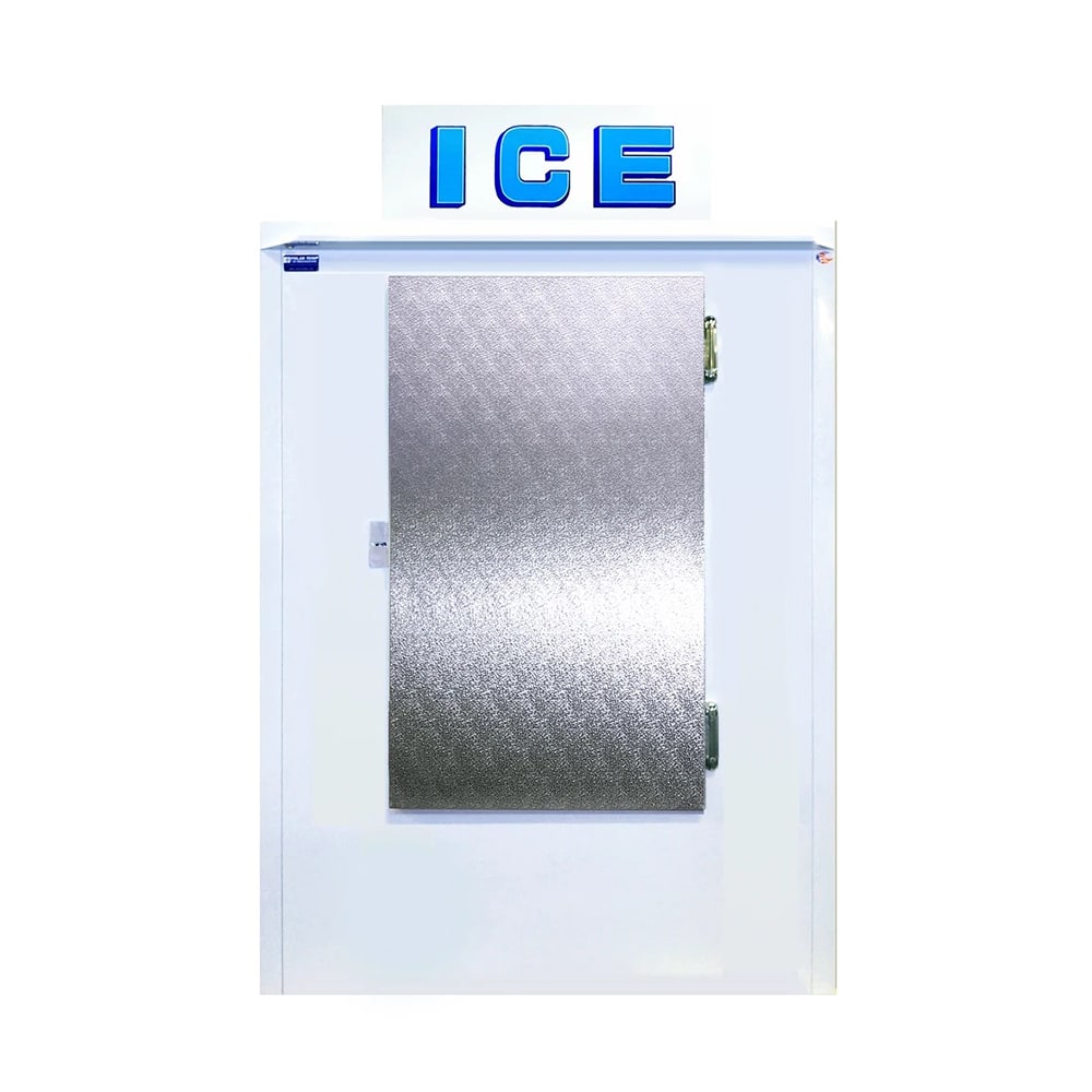 Polar Temp 420CWP 48" Outdoor Ice Merchandiser w/ (50) 20 lb Bag Capacity - Solid Door, White, 115v