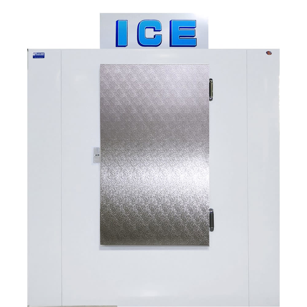 Polar Temp 630ADP 62" Outdoor Ice Merchandiser w/ (64) 20 lb Bag Capacity - Solid Door, 115v