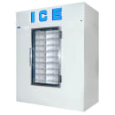 Polar Temp 630ADGP 62" Indoor Ice Merchandiser w/ (78) 20lb Bag Capacity - Glass Door, White, 115v thumbnail 3