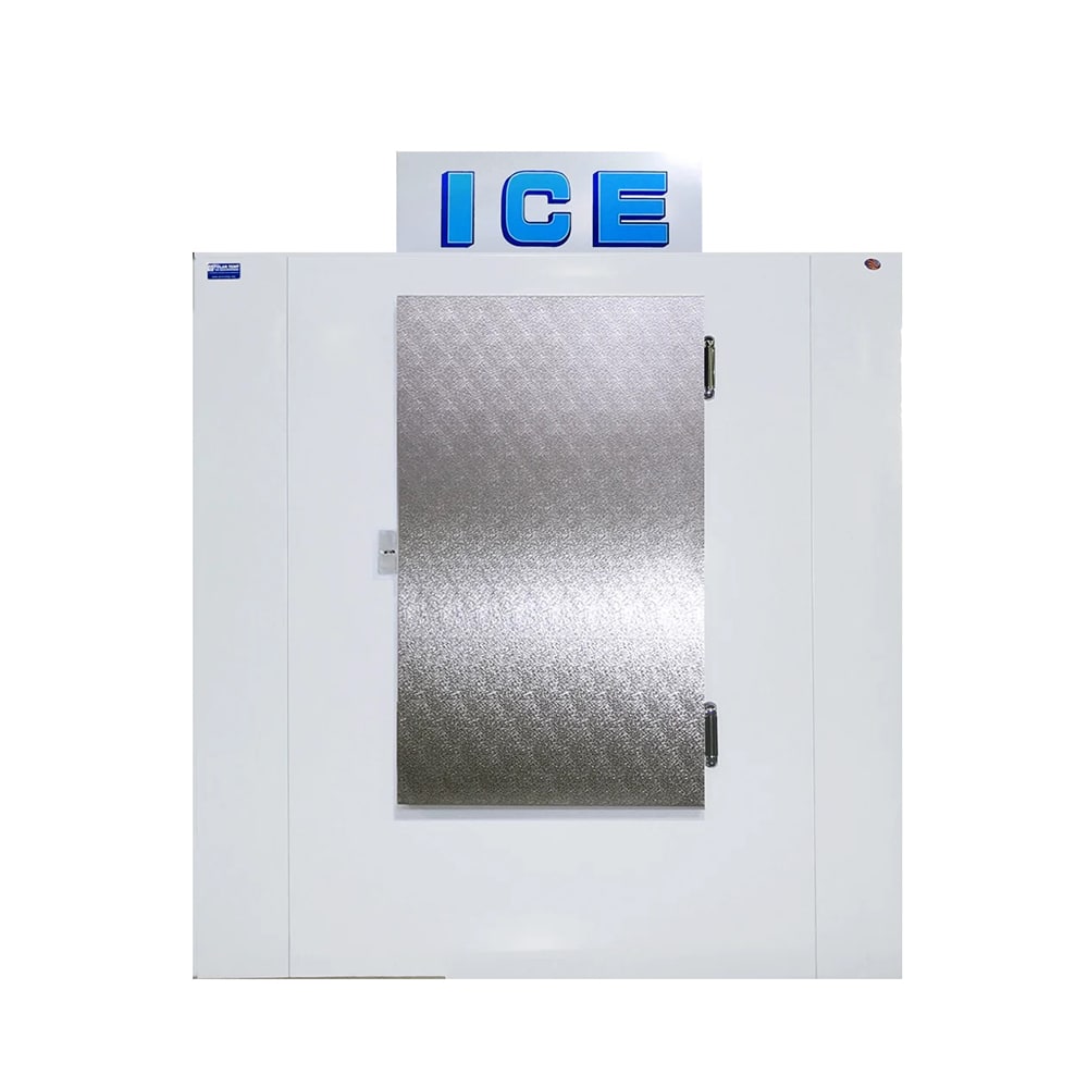 Polar Temp 630CWP 62" Outdoor Ice Merchandiser w/ (78) 20 lb Bag Capacity - Solid Door, White, 115v