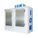 Polar Temp 850CWP 84" Outdoor Ice Merchandiser w/ (108) 20 lb Bag Capacity - Solid Doors, White, 115v thumbnail 3