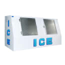 Polar Temp VT570CWP 96" Outdoor Slanted Ice Merchandiser w/ (76) 20 lb Bag Capacity - Solid Doors, White, 115v thumbnail 2