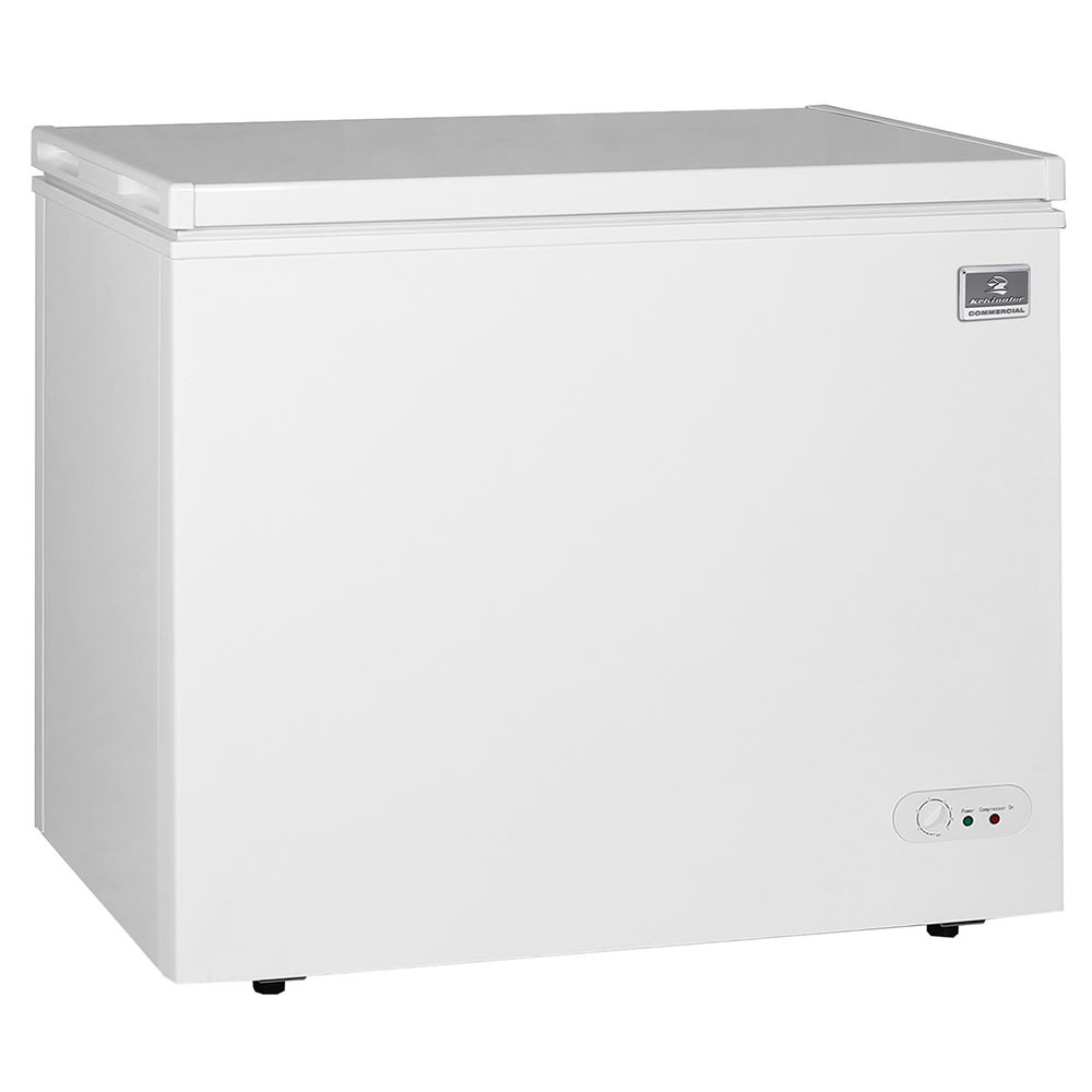 Kelvinator Commercial KCCF073WS 37 13/16" Mobile Chest Freezer w/ (1) Basket - White, 115v
