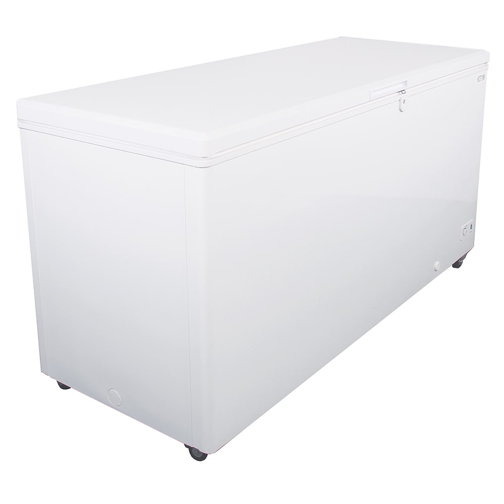 Kelvinator Commercial KCCF210WH 70 7/8" Mobile Chest Freezer w/ (1) Basket - White, 115v