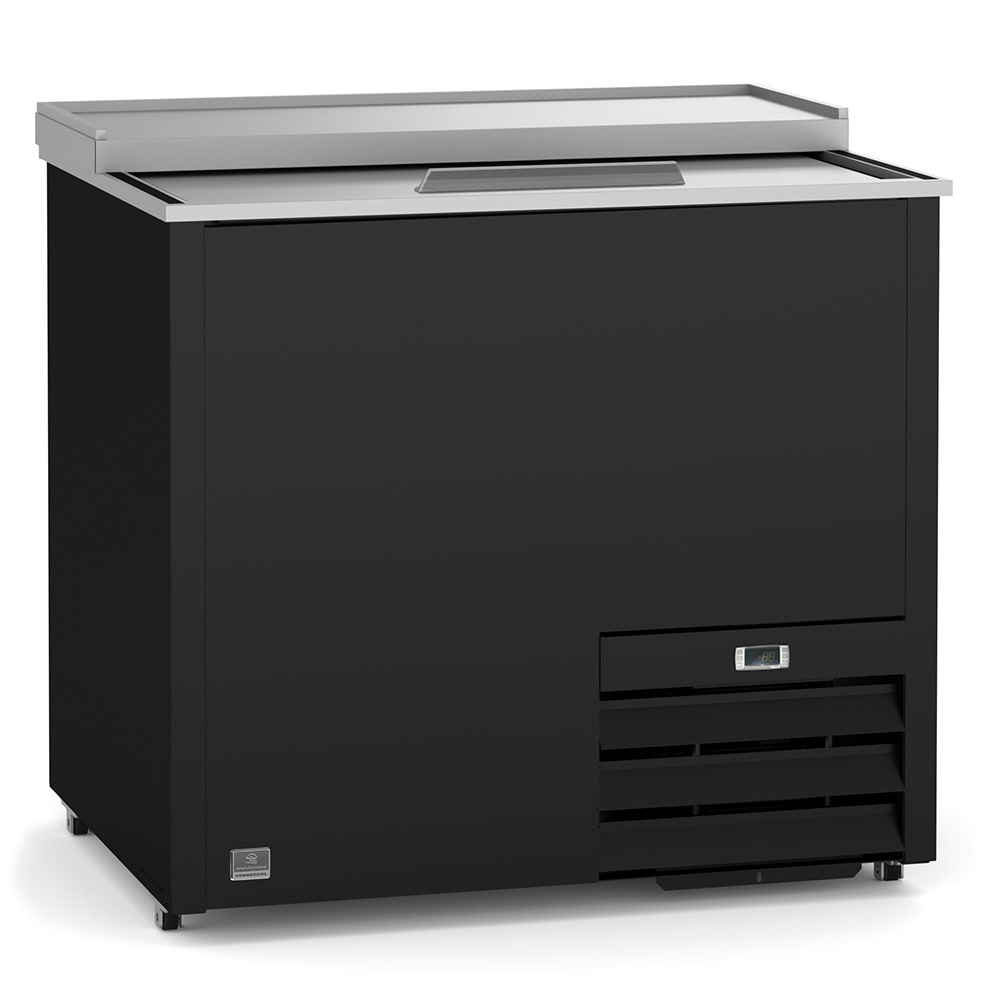 Kelvinator Commercial KCHBC36 36 13/16" Forced Air Bottle Cooler - Holds (348) 12 oz Bottles, Lid Locks, 115v