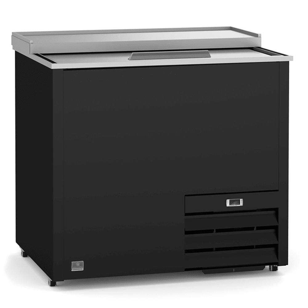 Kelvinator Commercial KCHGF24 1 Section Glass Chiller - Black, 115v