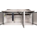Kelvinator Commercial KCHMT70.30 72" Mega Top Sandwich/Salad Prep Table w/ Refrigerated Base, 115v thumbnail 2