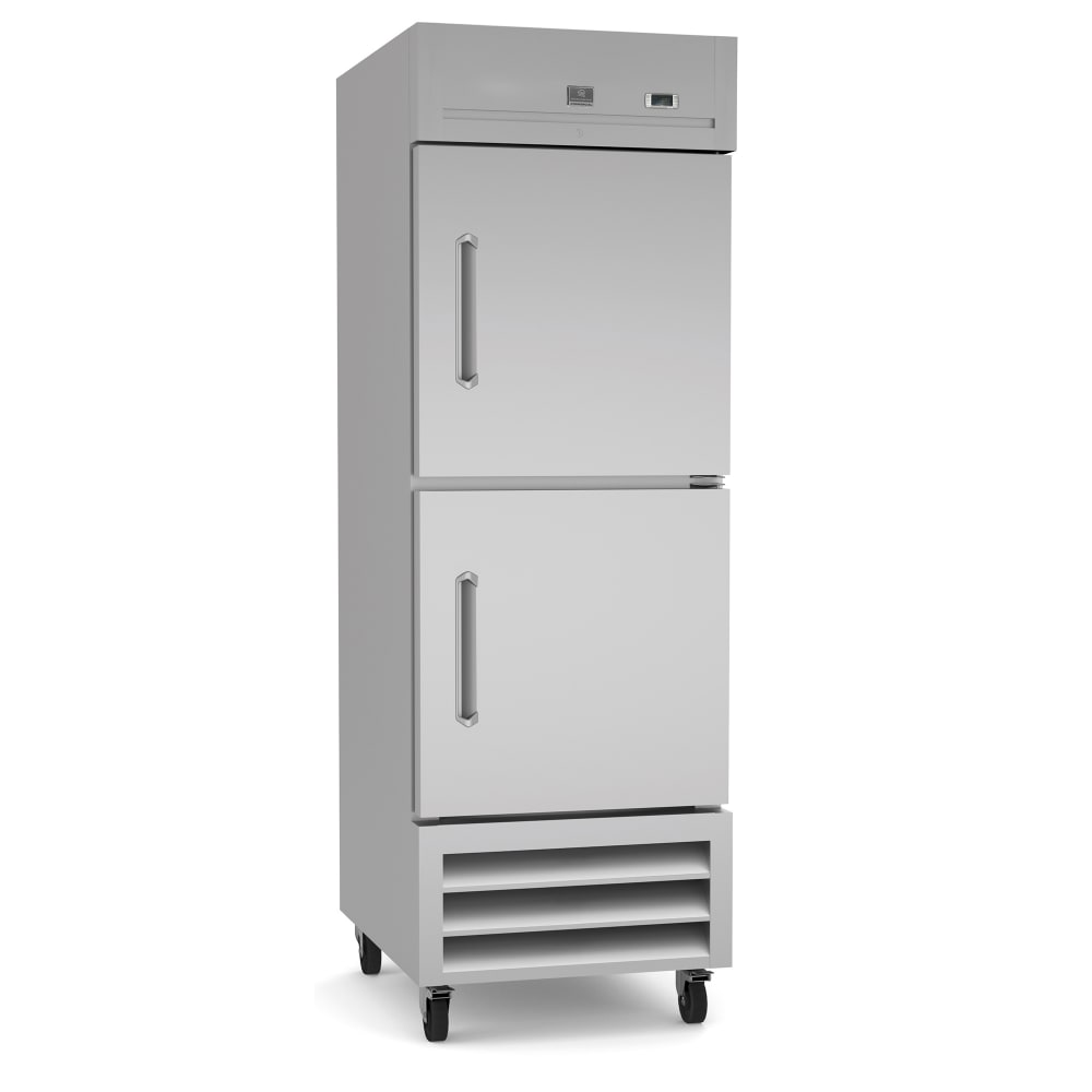 Kelvinator Commercial KCHRI27R2HDF 27" One Section Reach In Freezer, (2) Right Hinge Solid Doors, 115v