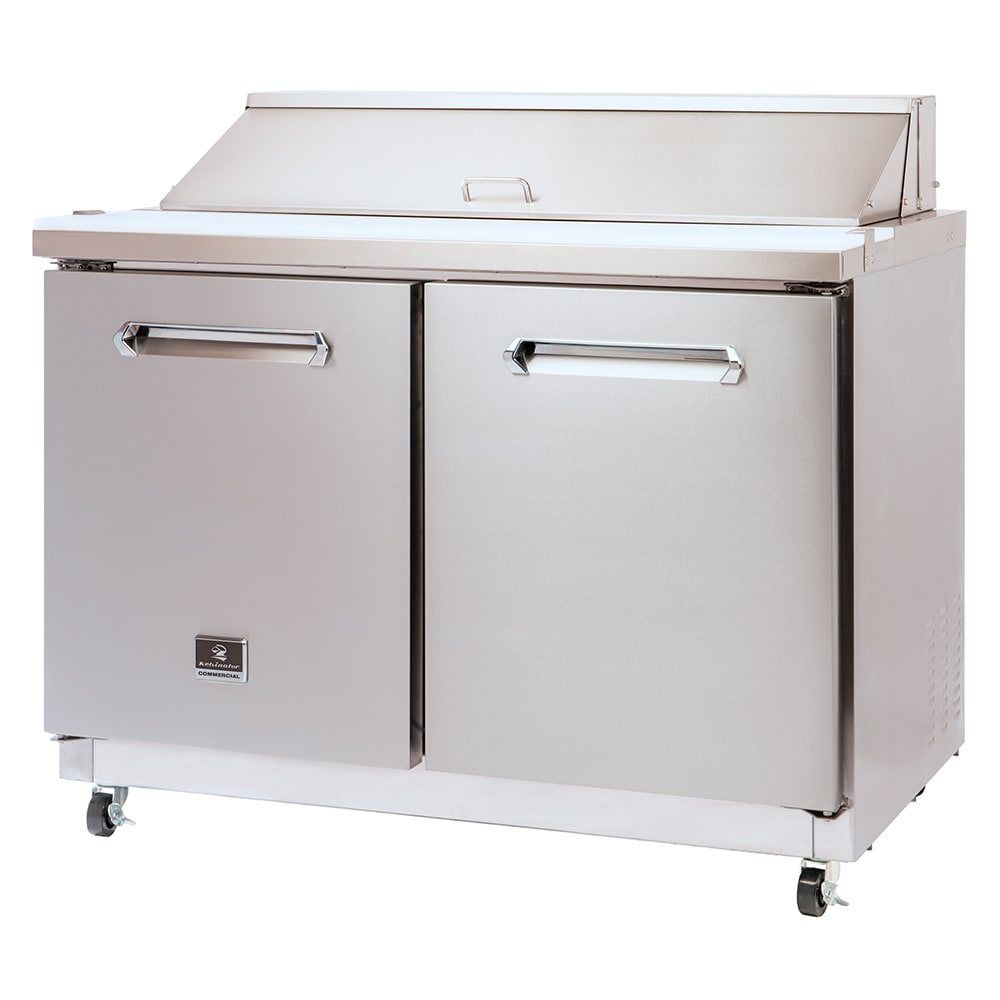 Kelvinator Commercial KCHST48.12 48 1/4" Sandwich/Salad Prep Table w/ Refrigerated Base, 115v
