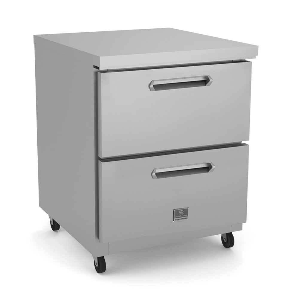 Kelvinator Commercial KCHUC27R-32 27" Undercounter Refrigerator w/ (1) Section & (2) Drawers, 115v