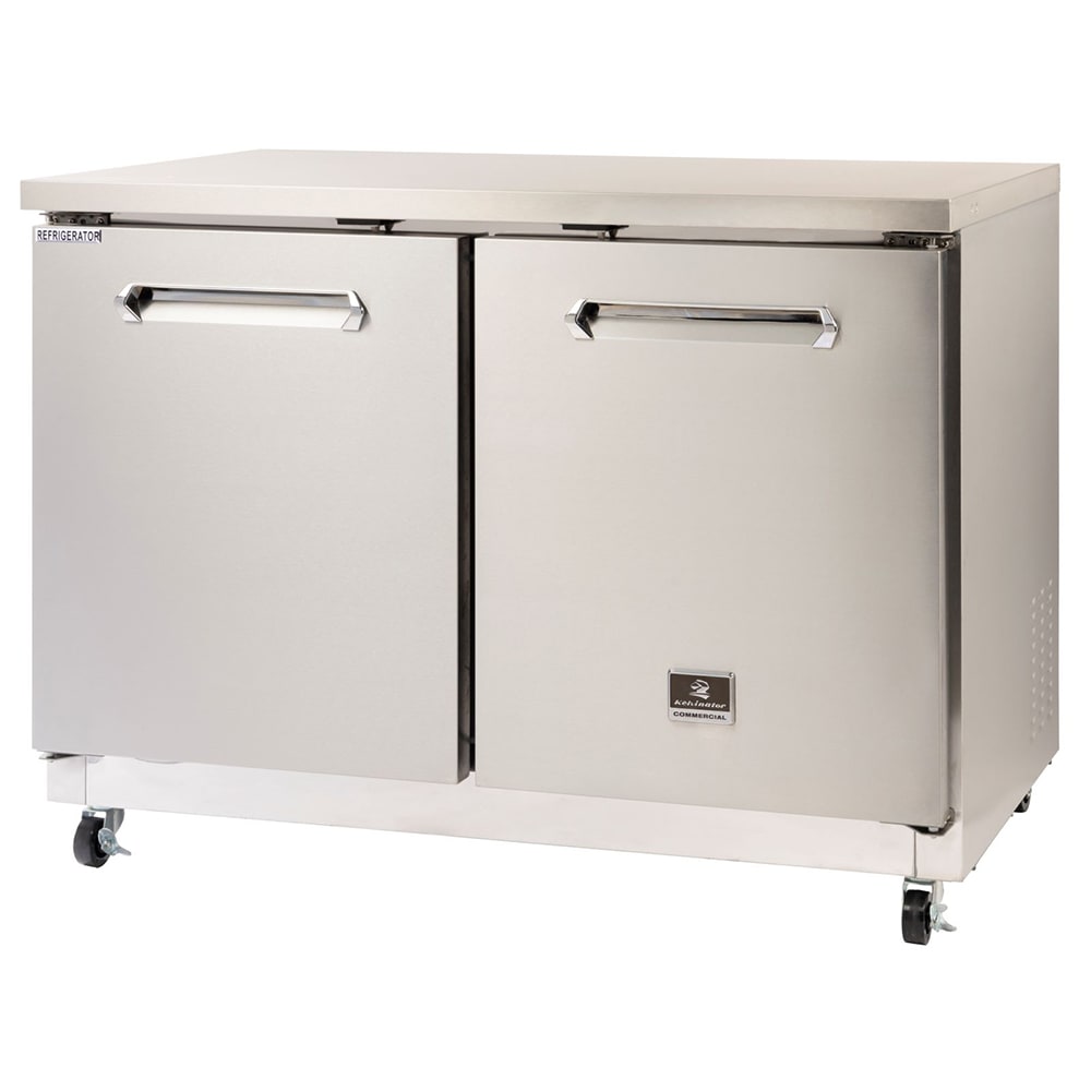 Kelvinator Commercial KCHUC48R-32 48" Undercounter Refrigerator w/ (2) Sections & (2) Doors, 115v