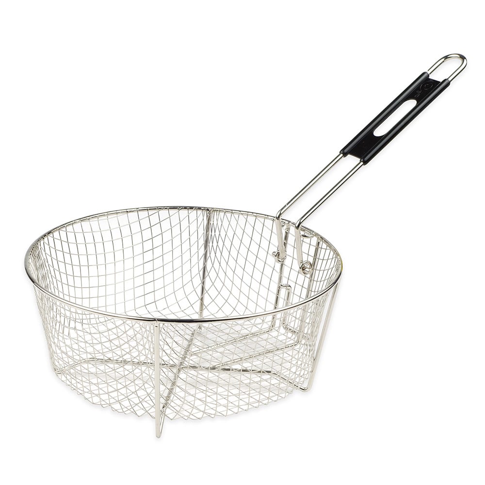 Lodge Fryer Basket w/ Coated Handle, 10 1/2" x 10 1/2" x 4" (10FB2-Z)