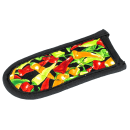Lodge Hot Handle Mitt Set w/ Multi-Color Pepper Print on Black (2HHMC2) thumbnail 2