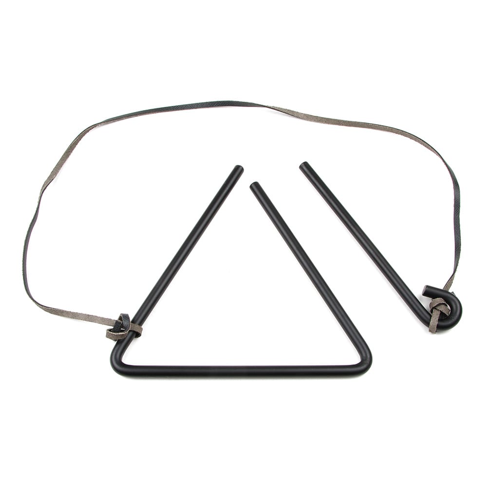 Lodge Chuckwagon Dinner Bell w/ Black Striker & Leather Hanging Strap (A5-5)