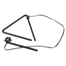 Lodge Chuckwagon Dinner Bell w/ Black Striker & Leather Hanging Strap (A5-5) thumbnail 4