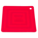 Lodge Square Silicone Potholder, Heat Resistant to 250°F, 5 7/8 x 5 7/8", Red (AS6S41) thumbnail 3