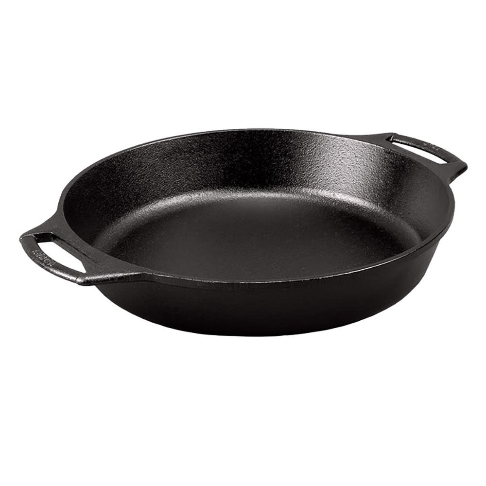Lodge 10 1/4" Round Cast Iron Baker's Skillet w/ Handles (BW10BSK)