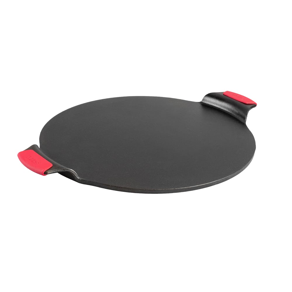 Lodge 15" Round Cast Iron Pizza Pan w/ Silicone Grip Handles (BW15PPA1)