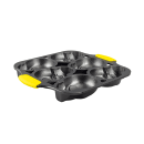 Lodge 6 Compartment Cast Iron Mini Cake Pan, Skull (BWSKULL) thumbnail 4