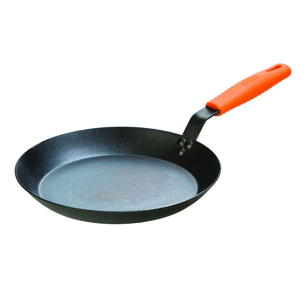 Lodge 12" Carbon Steel Frying Pan w/ Silicone Handle Holder (CRS12HH61)