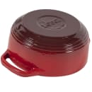 Lodge 1 1/2 qt Cast Iron Dutch Oven, Enamel, Island Spice (EC1D43) thumbnail 5