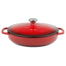 Lodge 3 3/5 qt Cast Iron Casserole w/ Cover, Enamel, Island Spice (EC3CC43) thumbnail 2