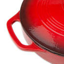 Lodge 3 3/5 qt Cast Iron Casserole w/ Cover, Enamel, Island Spice (EC3CC43) thumbnail 5