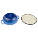 Lodge 3 qt Cast Iron Dutch Oven, Enamel, Caribbean (EC3D33) thumbnail 4