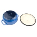 Lodge 4 1/2 qt Cast Iron Dutch Oven, Enamel, Caribbean (EC4D33) thumbnail 4